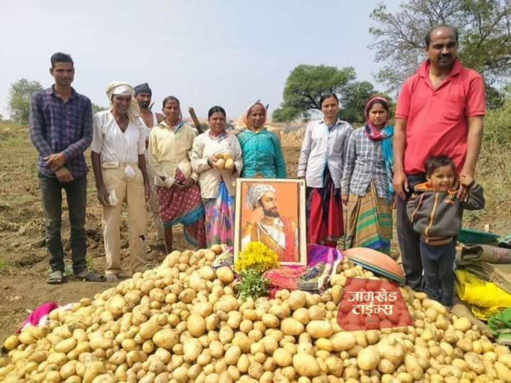 ShivJayanti was celebrated directly in the farm