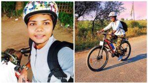 Environmental traveler Pranali chikate cycle journey