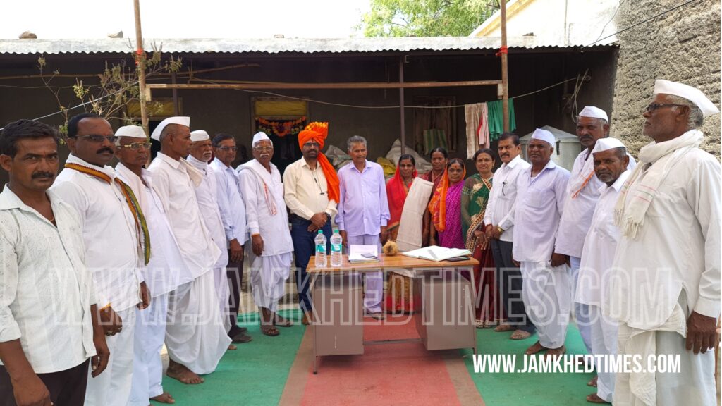 Senior Leader Kisanrao Dhawale elected unopposed as Chairman of Halgaon Society