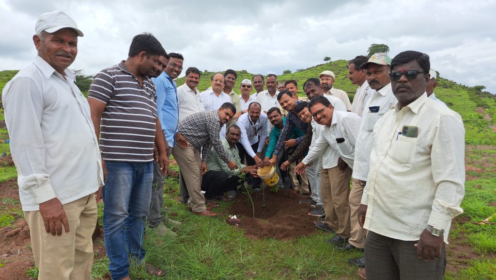 Jamkhed Taluka Media Club celebrated unique friendship day, planted trees and gave the message of friendship with nature