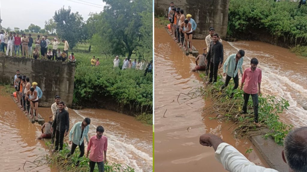 Four killed in return rains, three swept away in floods, one killed by lightning, incident in Shirur Kasar taluk shakes Beed district, Beed rain news