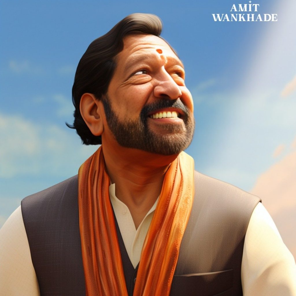 Check out Disney style cartoon photos of  legendary late leaders of Maharashtra, Amit Wankhede News, 