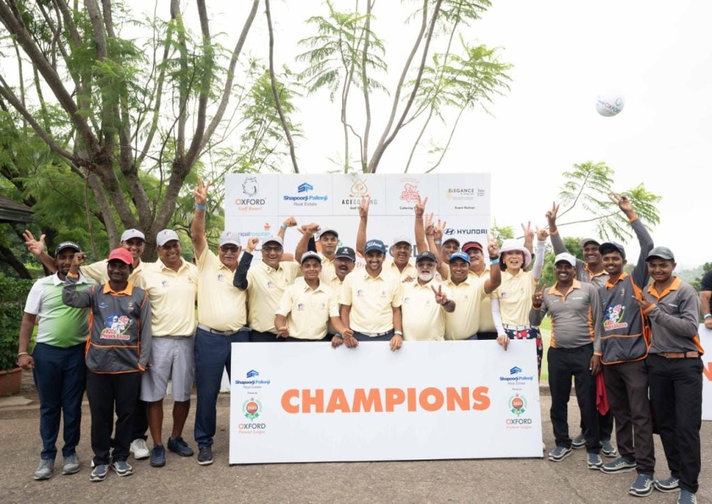 AK Pune Lines Team Winner of prestigious Oxford Golf League in india, pune latest news 