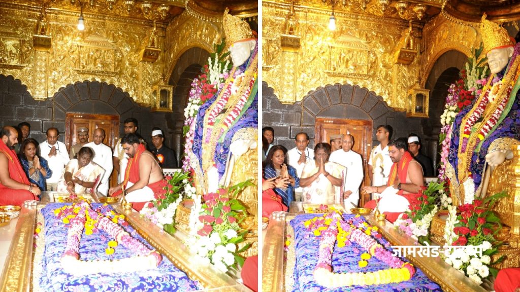 President Draupadi Murmu visited Shree Saibaba Samadhi, Dwarkamai, Gurusthan, visited Shree Saibaba Museum, Draupadi Murmu Shirdi latest news,