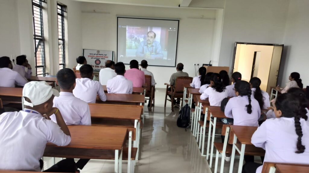 National Anti Ragging Week 2023 celebrated with enthusiasm at Halgaon Agricultural College in Jamkhed taluka