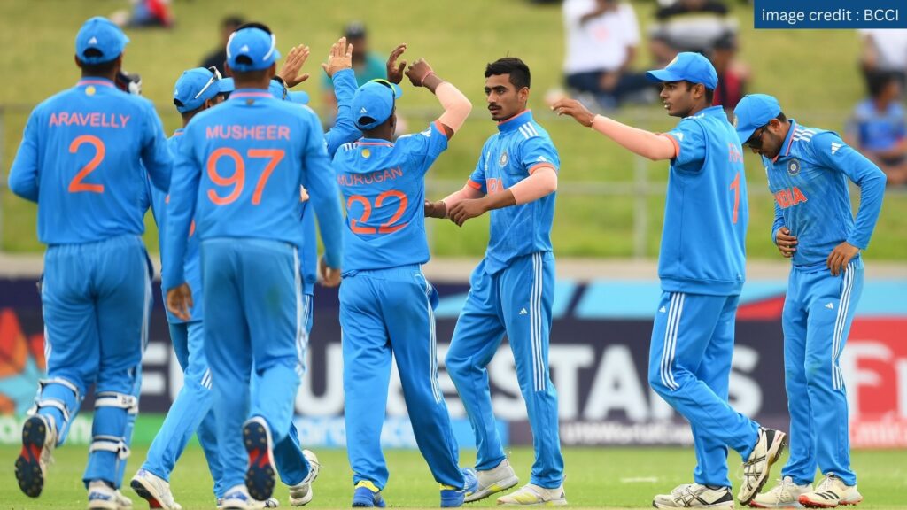 ICC Under-19 Cricket World Cup Final Result, U-19 World Cup final 2024, Indian team is in big trouble, 6 important batsmen are out, Kulkarni, Khan, Saharan, Dhas disappointed,