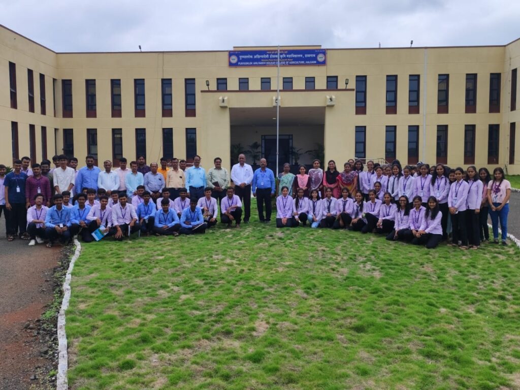 Plantation of trees completed in Halgaon Agricultural College by Vitthal Shirke