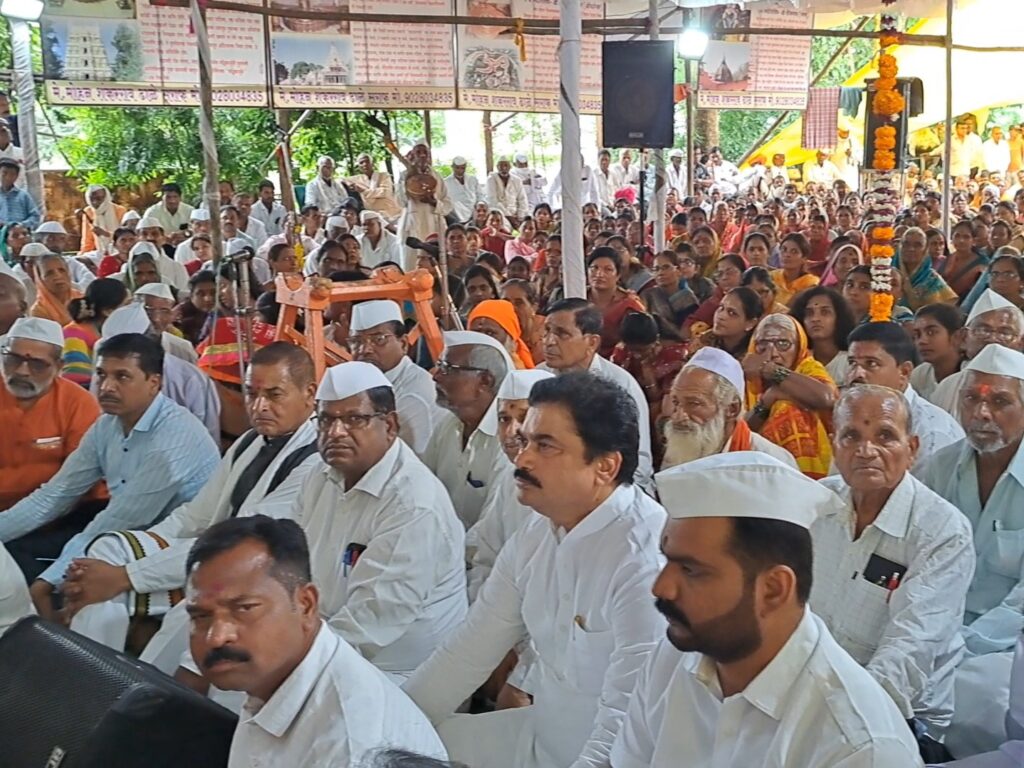 Shree Nageshwar temple will not allow shortage of funds for development - MLA Prof. Ram Shinde