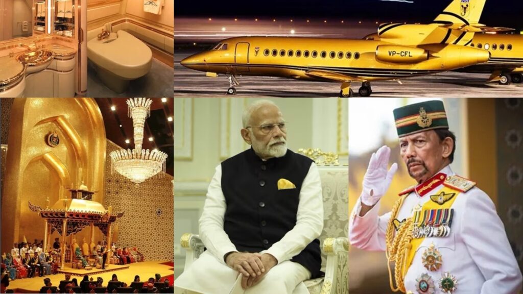 Sultan Hassanal Bolkiah, Prime Minister Modi met world's richest king, Expensive gold cars, gold plane, grand divine palace of gold, 600 rolls royal, 7000 luxury cars, who is sultans of Brunei?