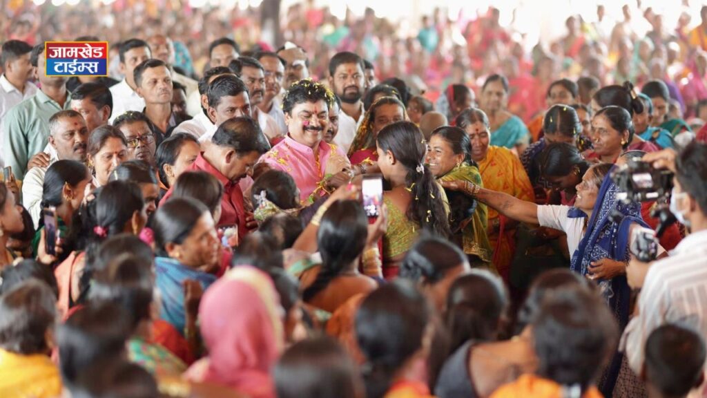 Even if your Rambhau is poor, he is kind  hearted! Support your beloved Rambhau  - MLA Ram Shinde's emotional condolences to his beloved sisters,