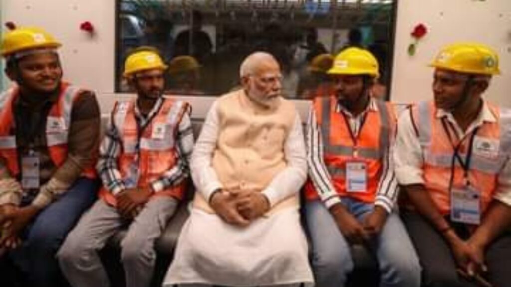 Mumbai Underground Metro Colaba-Bandre-Seepz Mumbai Metro Line 3, Prime Minister Narendra Modi inaugurated first phase of Aarey JVLR to BKC Metro 3, Mumbai metro latest news today, 