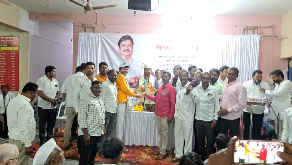 ram shinde news, Jamkhed draft development plan defense committee awarded civil honor to MLA Ram Shinde, while responding to the honor, Ram Shinde fired cannon at the opponents,