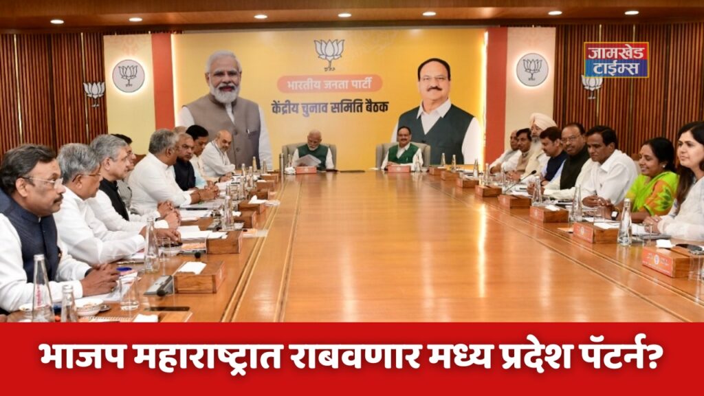 Vidhan Sabha Nivadnuk 2024, BJP will implement Madhya Pradesh pattern in Maharashtra, bjp news today, 