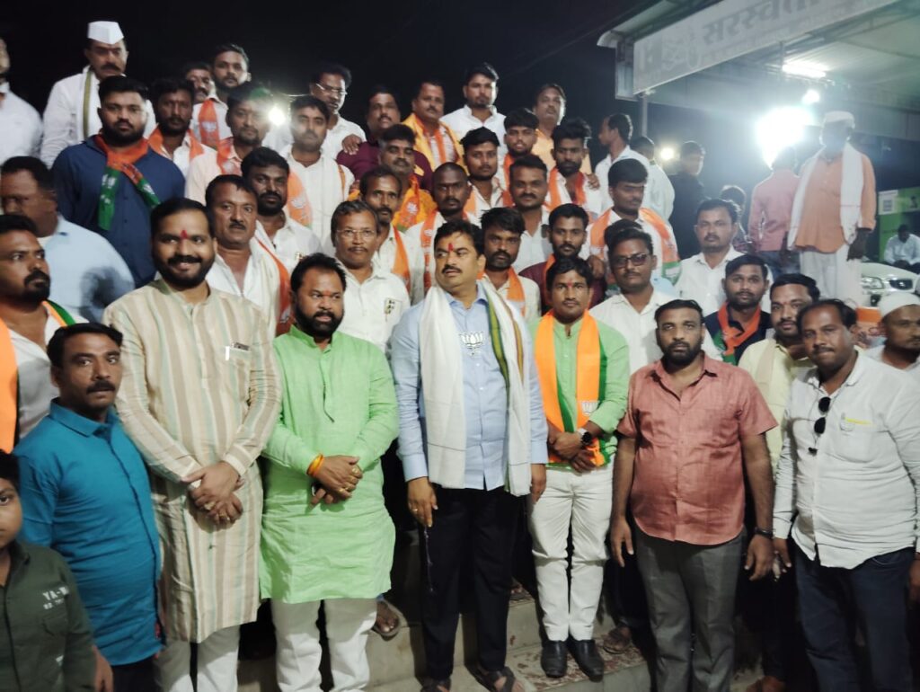 Karjat Jamkhed News, Political earthquake in Ratnapur, NCP workers join BJP, ram shinde latest news today, 